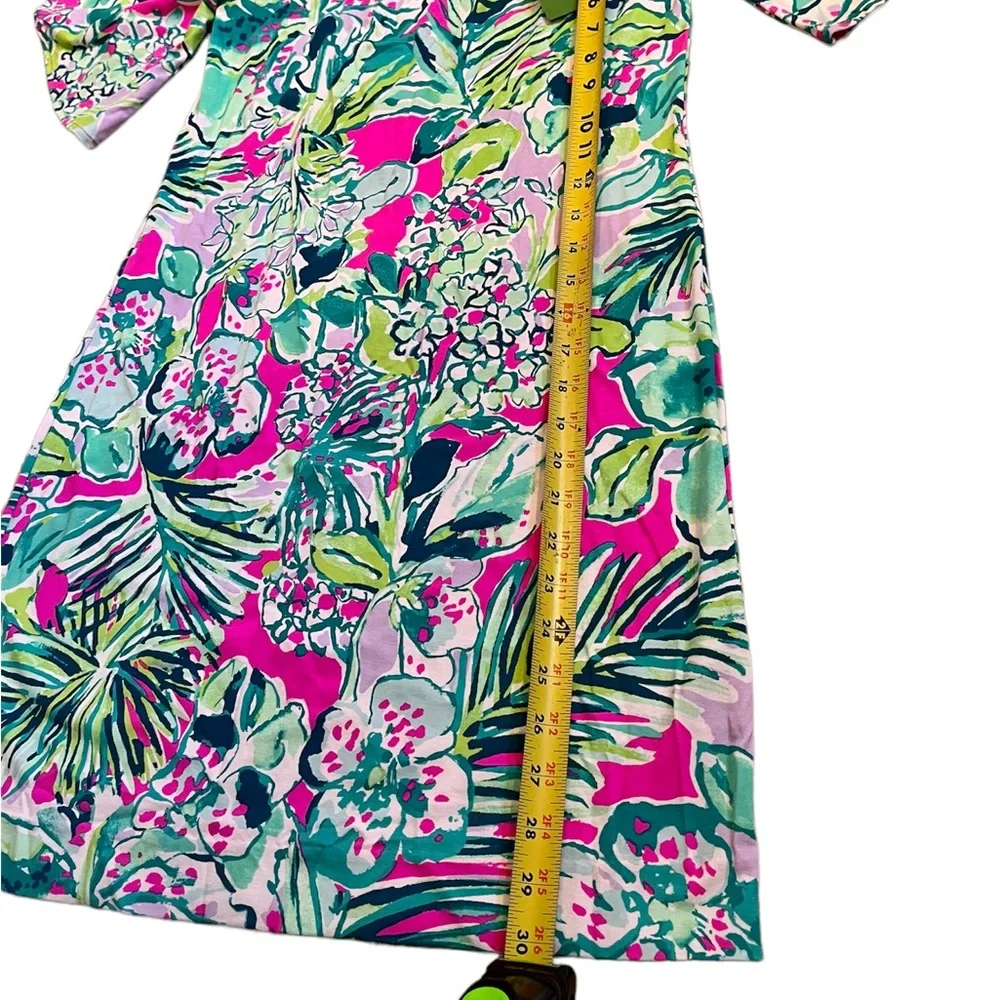 NWT Lilly Pulitzer Small Fawcett Off The Shoulder Dress in Early Bloomer - Picture 8 of 16